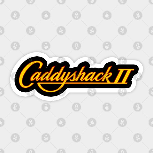 Caddyshack II logo Sticker by The Daily Ghost